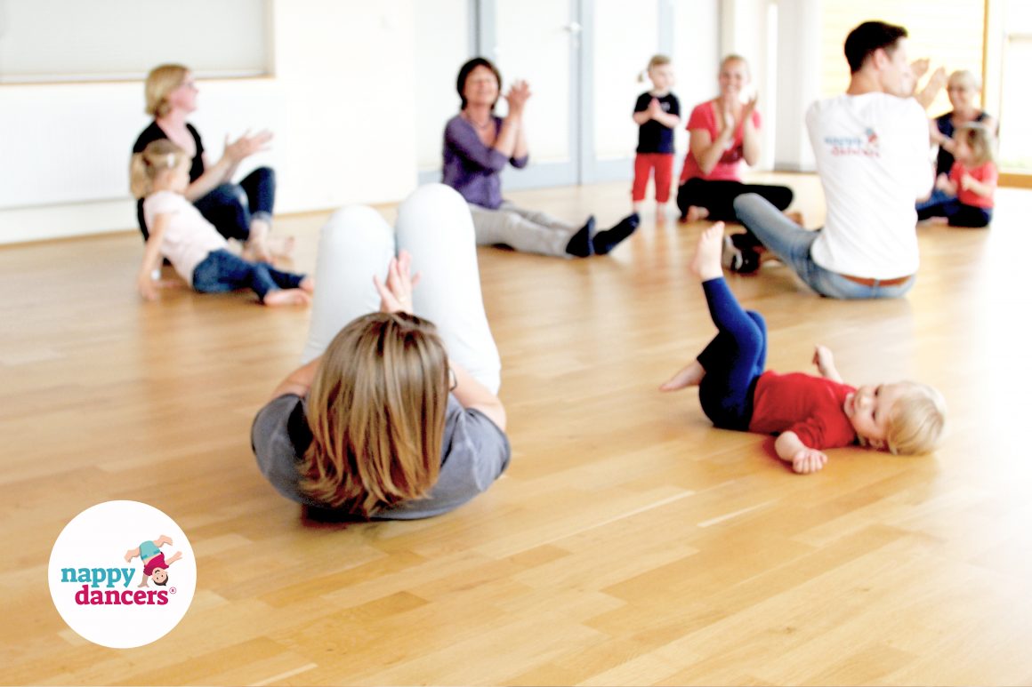 nappydancers®Tanzkurse – Tanzen für Kinder im Alter von 20 bis 40 Monaten.