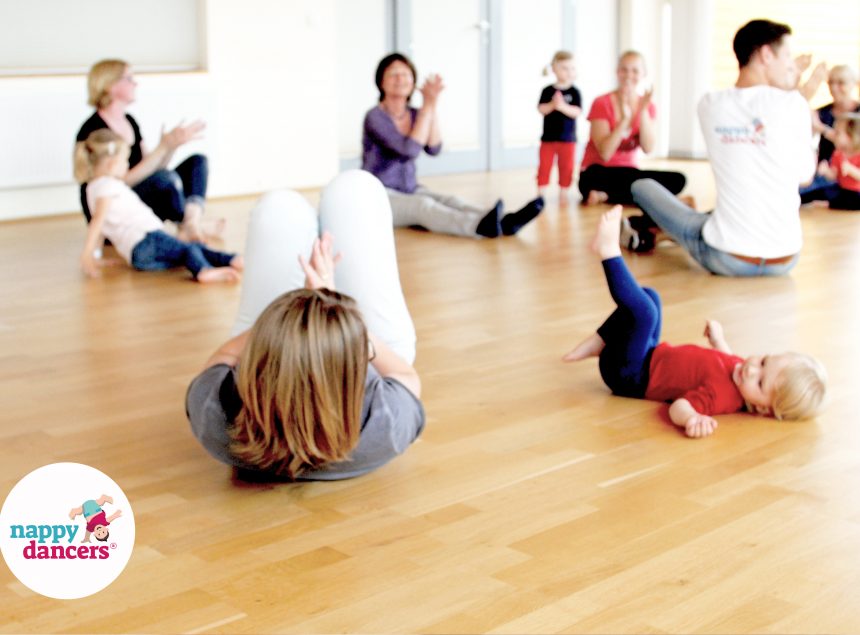 nappydancers®Tanzkurse – Tanzen für Kinder im Alter von 20 bis 40 Monaten.